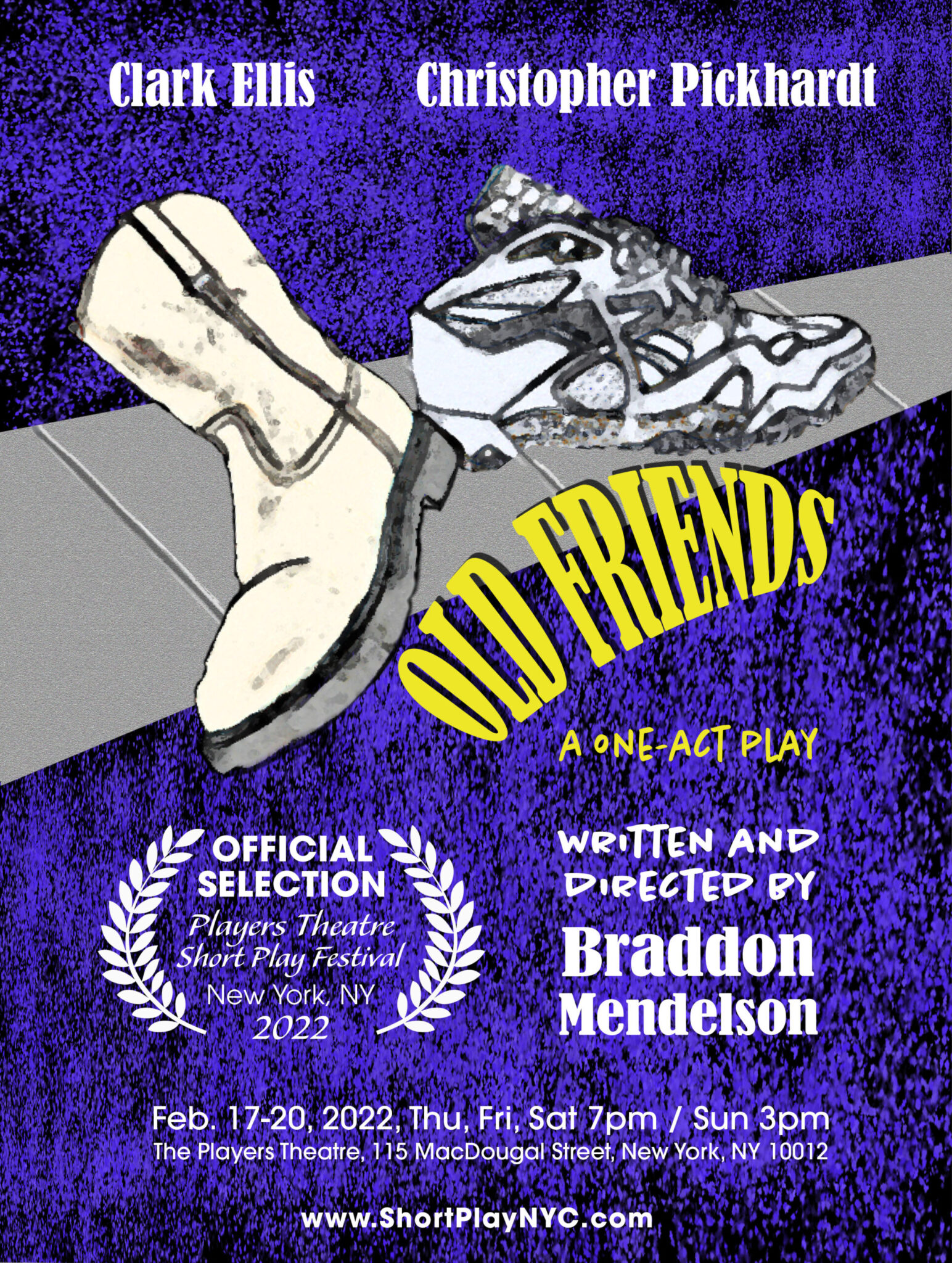poster for the play Old Friends
