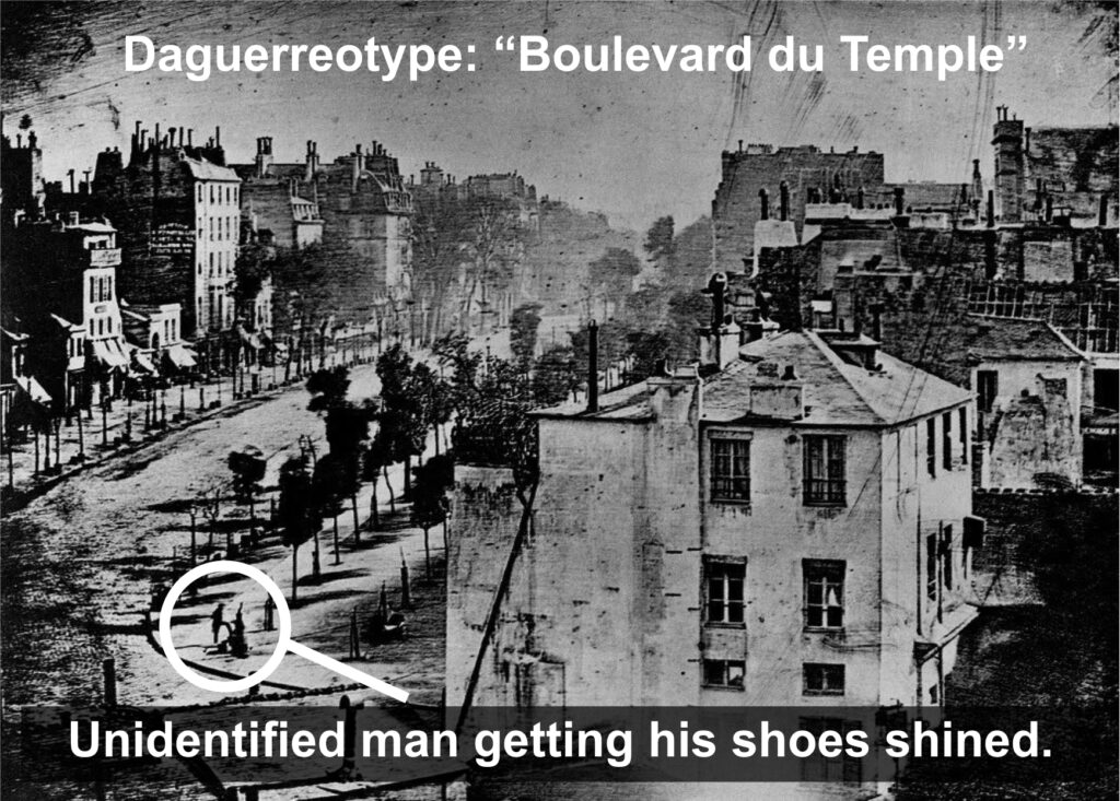 1839 image of boulevard du temple in paris
